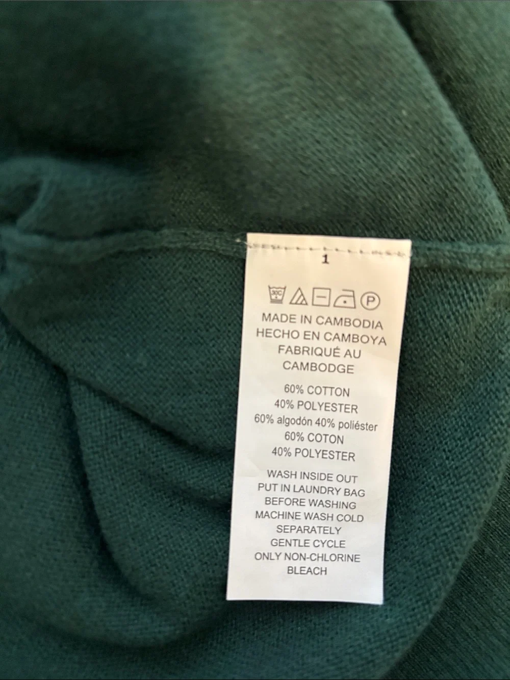 Michael Kors Dark Emerald Green Crewneck Sweater